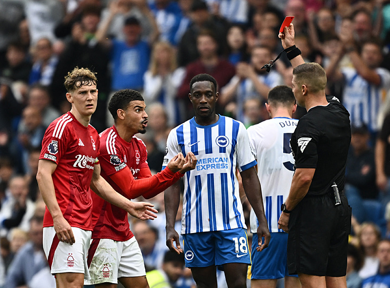 Brighton evinde Nottingham Forest ile 2-2 berabere kaldı. [REUTERS]