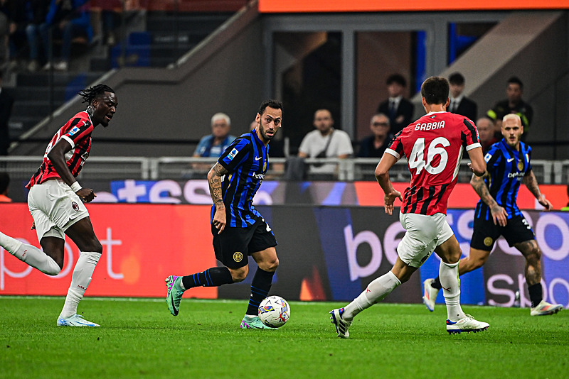 Hakan Çalhanoğlu sko katkısı yapmayı başaramadı. [Andolu Ajansı]