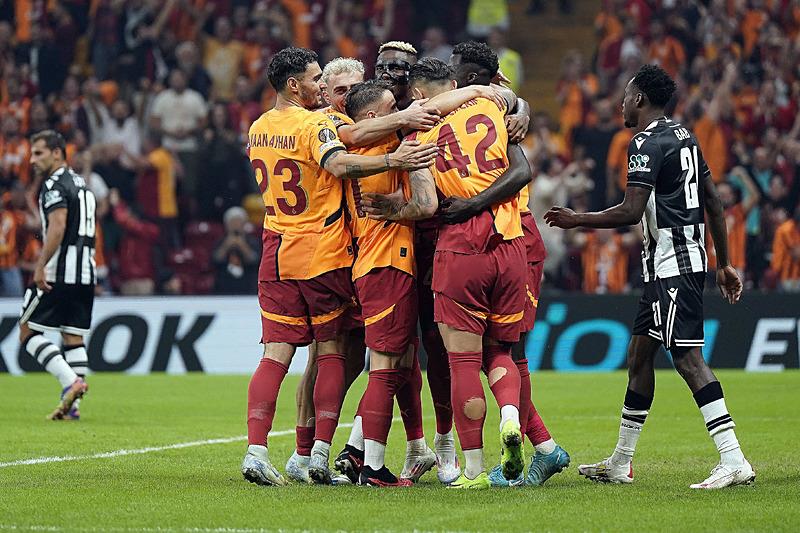 Galatasaray Avrupa'da PAOK'u 3-1 mağlup etti