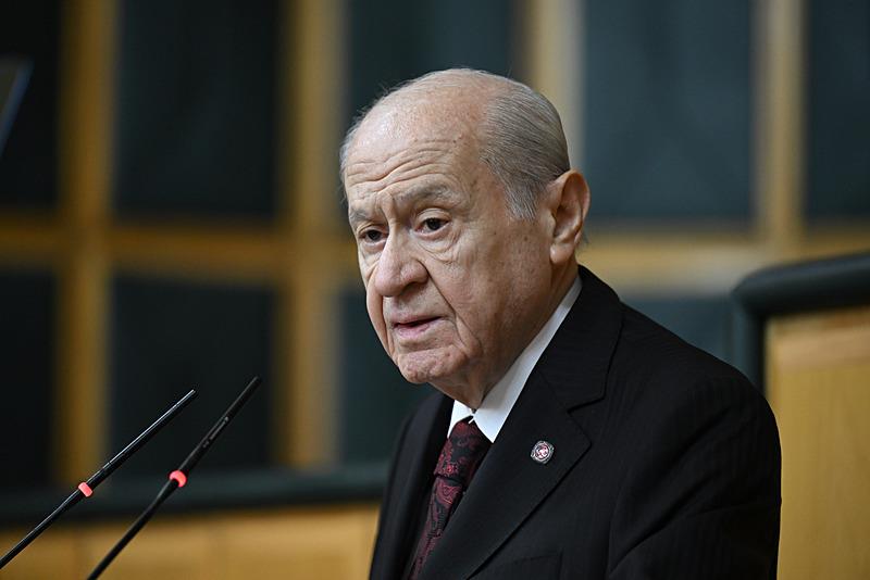 MHP Genel Başkanı Devlet Bahçeli, TBMM'de konuştu (AA)