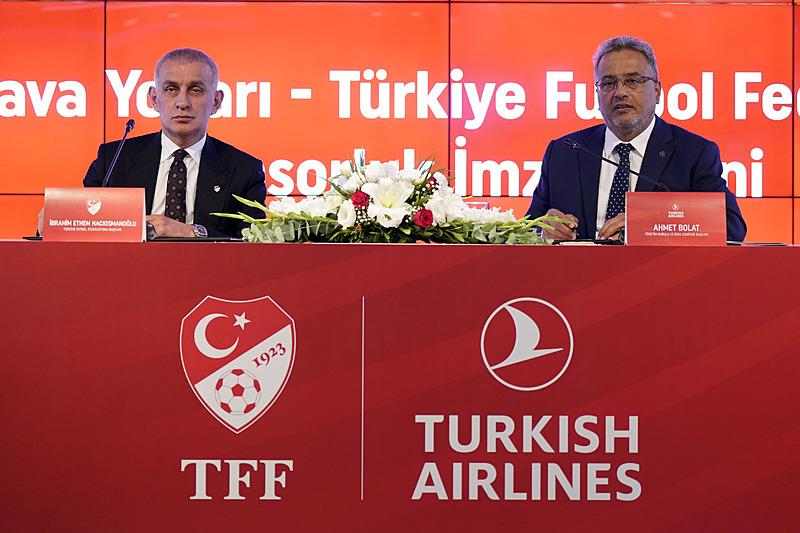 THY ile TFF arasında sponsorluk anlaşması imzalandı (Fotoğraf: İHA)