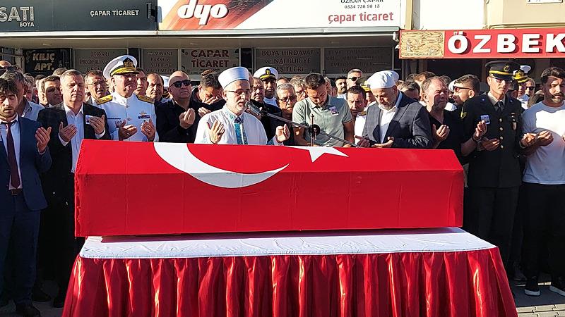  Şehit Piyade Uzman Çavuş Burak Geniş memleketi Yenice'de toprağa verildi (DHA) 