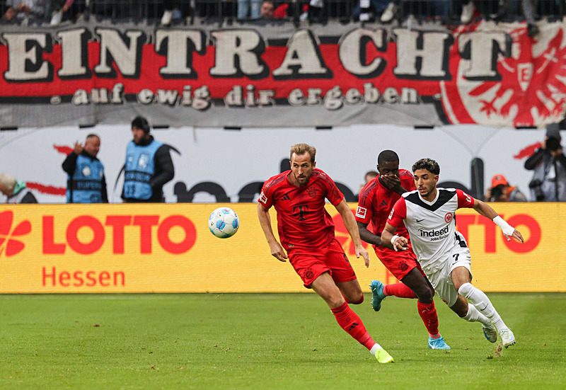 Omar Marmoush Bayern'e gol attı. [AFP]