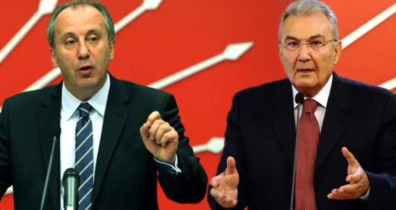 Muharrem İnce ve Deniz Baykal.