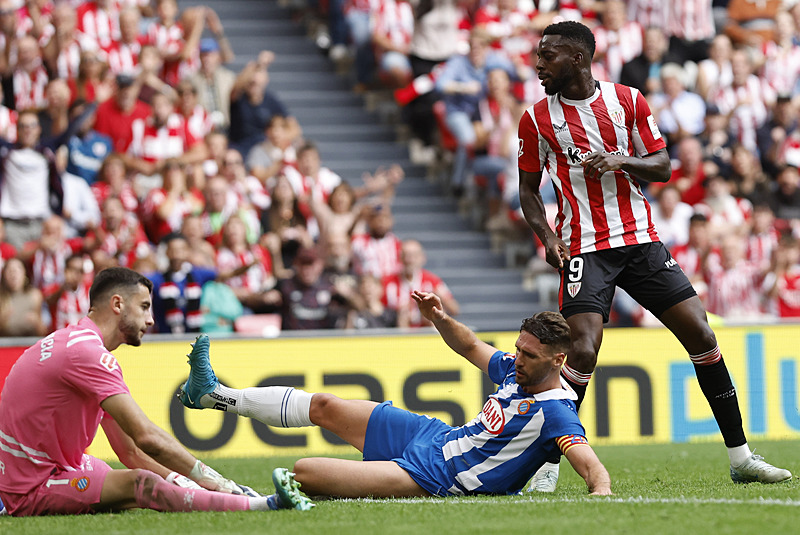 Inaki Williams Espanyol karşısında 2 gol attı [EPA]