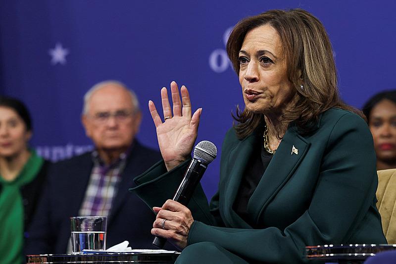 Demokratların başkan adayı Kamala Harris, Reuters