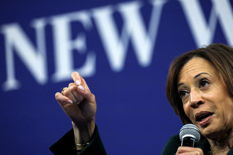 Demokratların başkan adayı Kamala Harris, Reuters