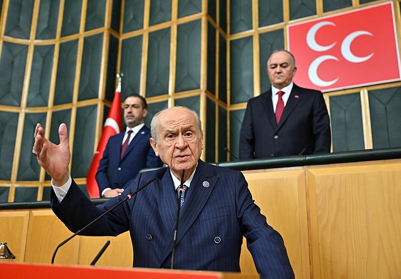 Bahçeli TBMM'de tarihi bir çıkış yaptı (AA)