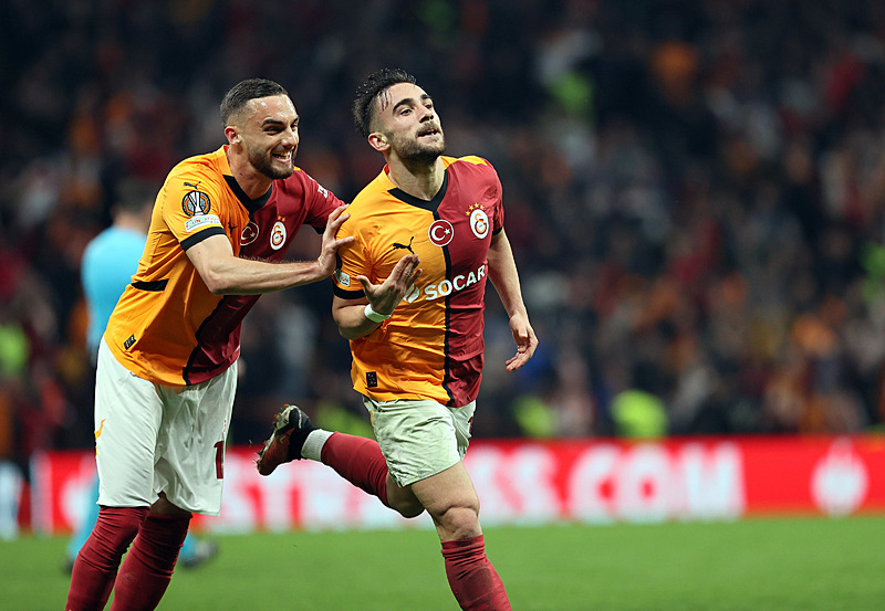 Yunus Akgün Galatasaray'ın son golünü attı (AA)