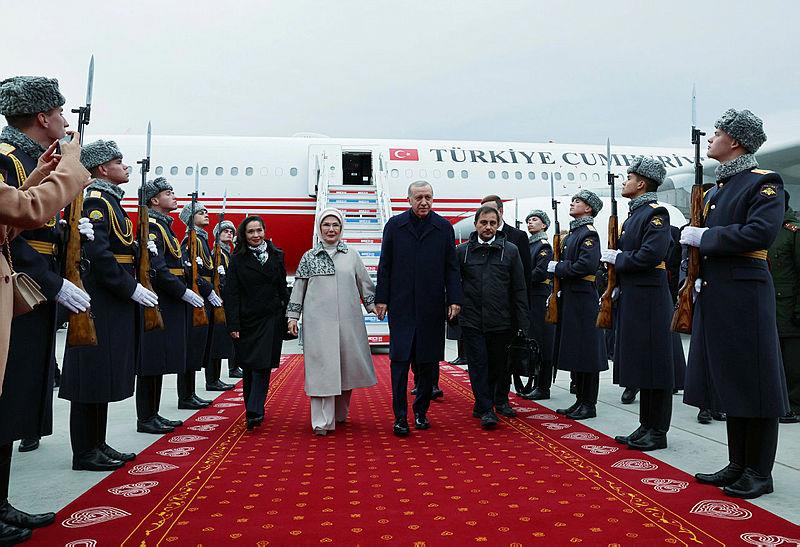 Başkan Erdoğan'ın Kazan'dan ilk görüntüleri. Fotoğraf:AA