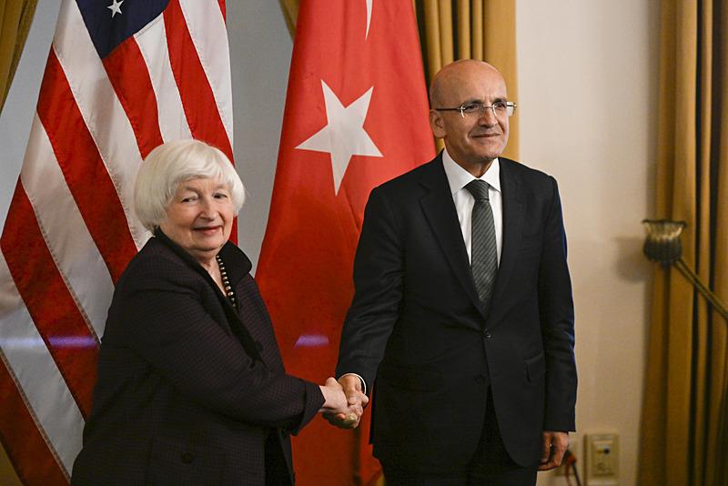 Hazine Bakanı Şimşek, Amerikalı mevkidaşı Yellen ile görüştü (AA)