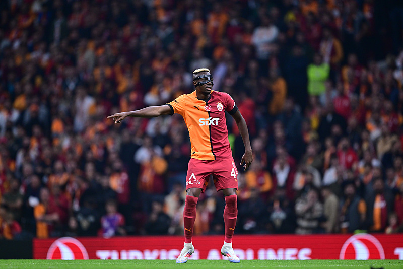 Victor Osimhen Galatasaray'da gollerine devam ediyor (AA)