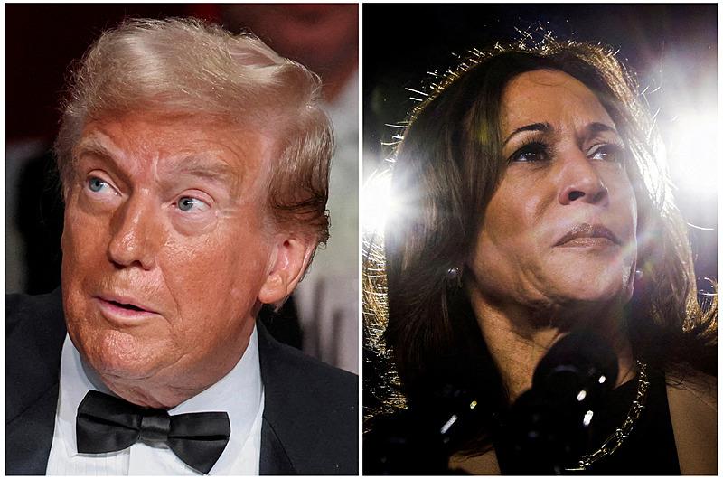 Cumhuriyetçilerin başkan adayı Donald Trump ve Demokratların başkan adayı Kamala Harris