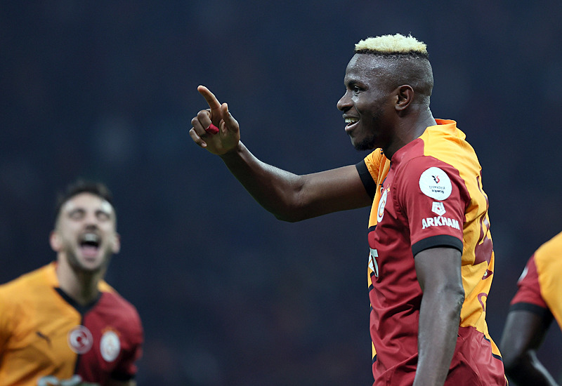 Victor Osimhen Galatasaray formasıyla 4 gol atıp 4 asist yaptı (DHA)