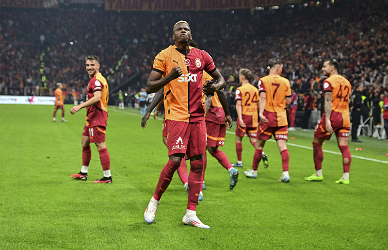 Victor Osimhen Galatasaray'da attığı gollerle dünya gündeminde (AA)