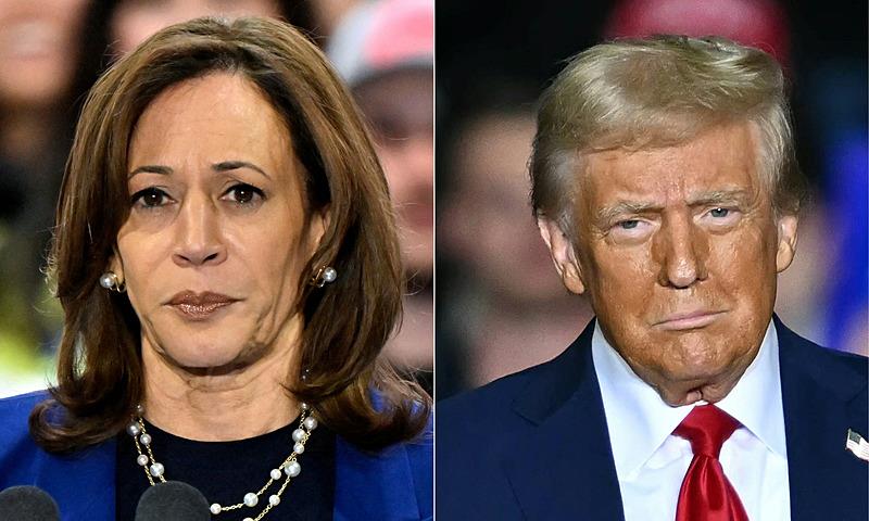 ABD Başkan Yardımcısı ve Demokratların başkan adayı Kamala Harris ile eski Başkan ve Cumhuriyetçilerin başkan adayı Donald Trump