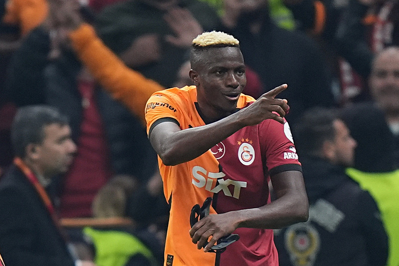 Victor Osimhen Galatasaray'da gollerine devam ediyor (AA)