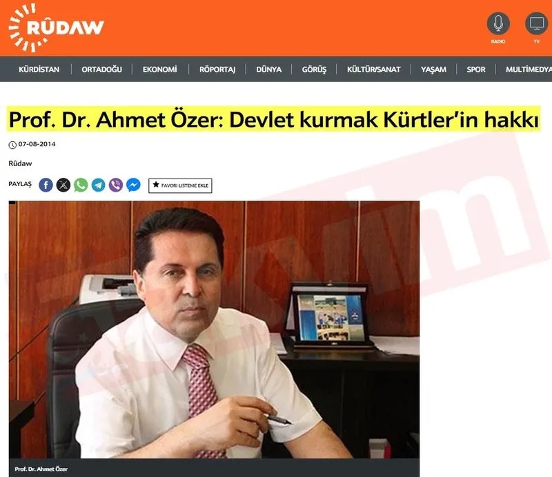 14 kez elebaşı ile 695 kez PKK'lılarla görüşen CHP/DEM'li Ahmet Özer'den pişkin savunma: ʺTerörle ilgim olmadıʺ (Takvim.com.tr arşiv)