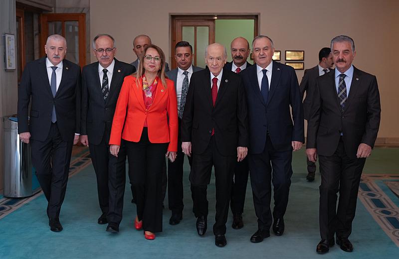 MHP Genel Başkanı Devlet Bahçeli, partisinin TBMM Grup Toplantısı'na katıldı (Fotoğraf: AA)