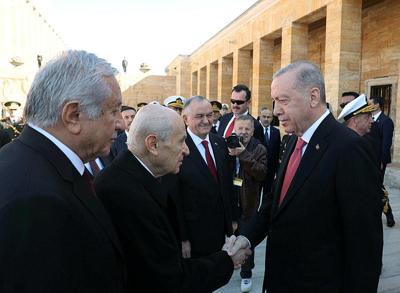 Başkan Erdoğan ve MHP lideri Devlet Bahçeli (AA)