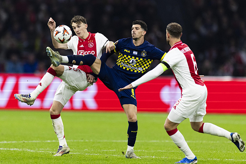 Maccabi Tel Aviv son maçında Ajax'a 6-0 yenildi (EPA)