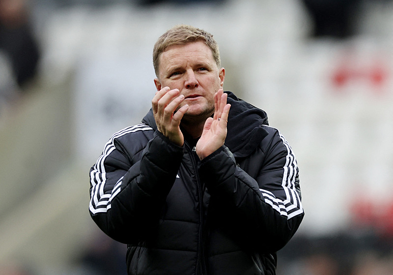 Eddie Howe'nin Newcastle'daki yeri sağlam değil (REUTERS)