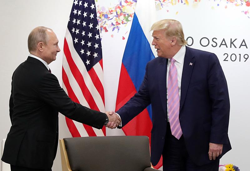 Rusya Devlet Başkanı Vladimir Putin ve ABD'nin 47. Başkanı seçilen Donald Trump, Takvim Fotoğraf Arşivi