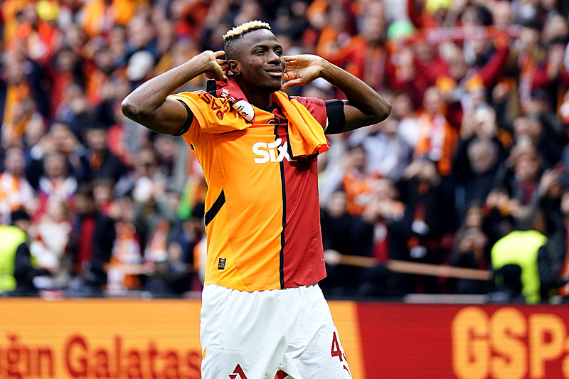 Victor Osimhen Galatasaray'da muhteşem bir istatistik elde etti (AA)