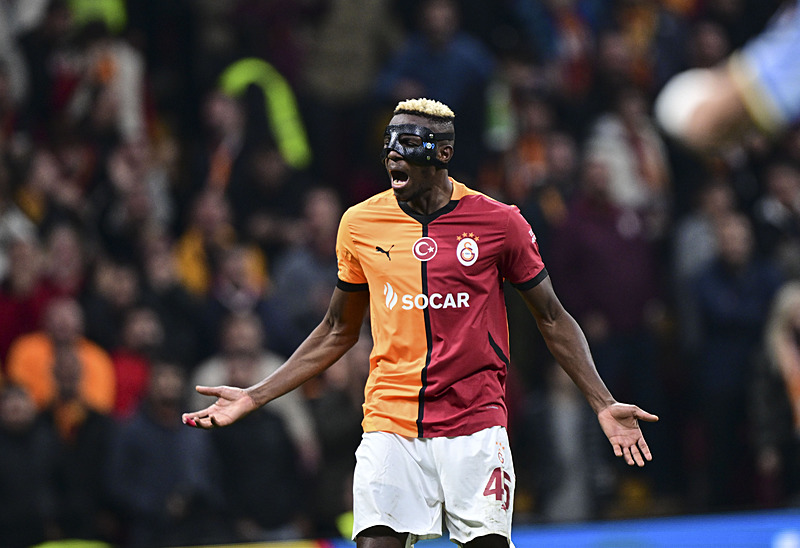 Victor Osimhen Galatasaray kariyerine muhteşem başladı (AA)