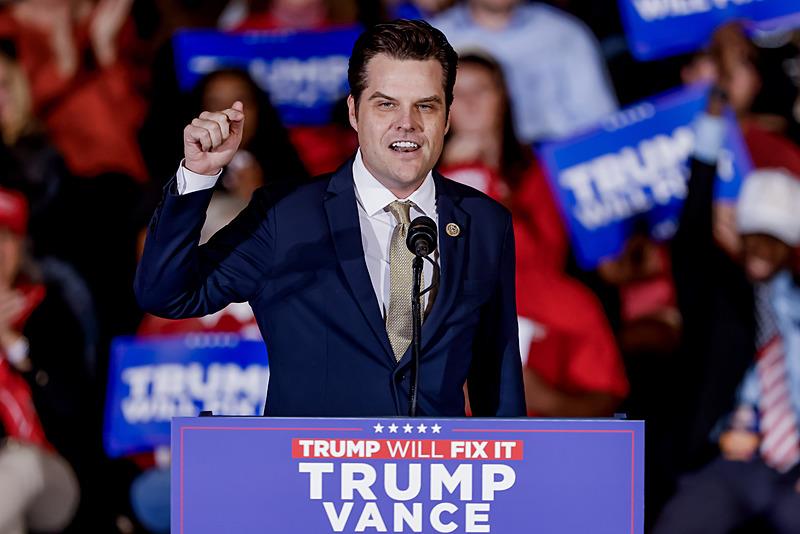 Trump’ın geçtiğimiz hafta Adalet Bakanlığı için önerdiği Matt Gaetz, Cumhuriyetçi Parti içinde şok etkisi yaratmıştı. Seks ticareti, cinsel istismar ve yasa dışı uyuşturucu kullanımından soruşturmaya alınan Gaetz’in adaylığı Cumhuriyetçi Parti’de yeni krizlere yol açmaya devam ediyor, Reuters