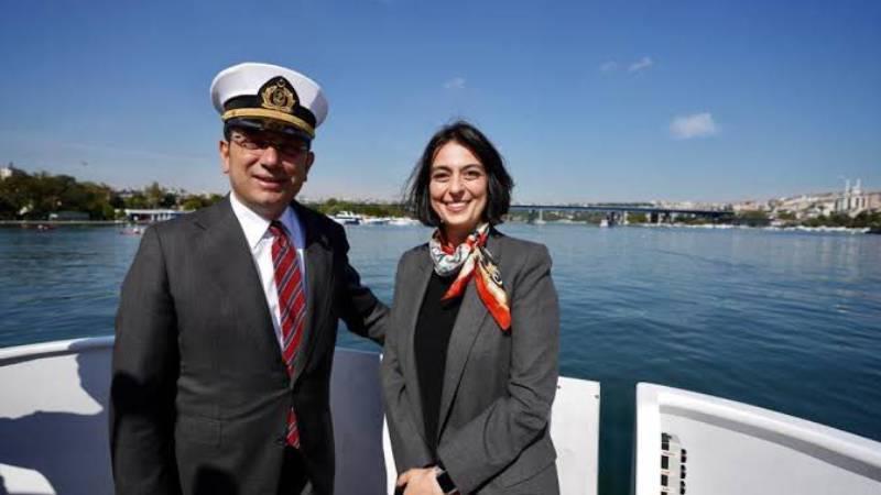 Ekrem İmamoğlu ve Sinem Dedetaş