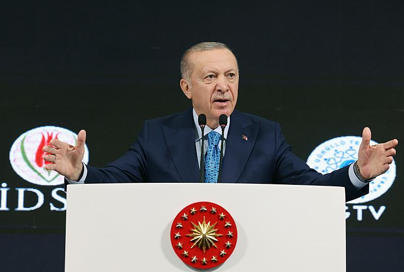 Başkan Recep Tayyip Erdoğan, İstanbul’da 4. Uluslararası STK Fuarı'nda önemli açıklamalarda bulundu (AA)