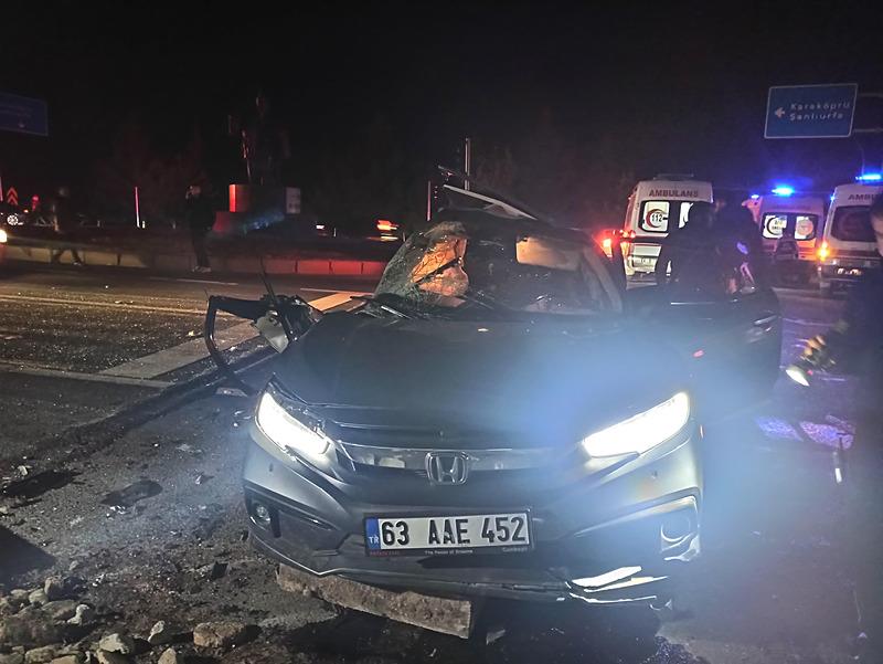 Sanayi ve Teknoloji Bakanı Mehmet Fatih Kacır'ın konvoyunda meydana gelen trafik kazasında, Milli Yol Partisi Şanlıurfa İl Başkanı Mehmet Kolkara öldü. (DHA)