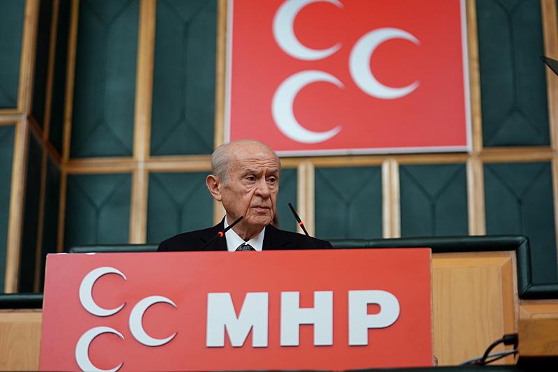 MHP lideri Bahçeli TBMM'de konuştu (AA)