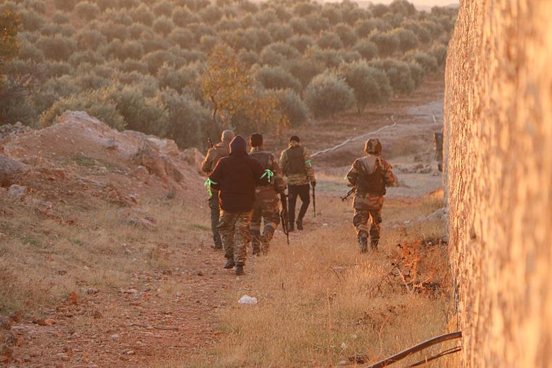 Tel Rıfat PKK/YPG'den temizleniyor! Suriye Milli Ordusu teröristler tarafından kullanılan bir tüneli ele geçirdi | A Haber Drone ile görüntüledi (AA)