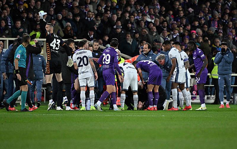 Bove'nin fenalaştığı an. (AFP)