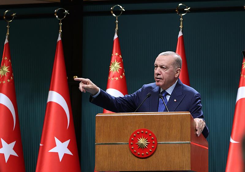 Başkan Erdoğan, 9 Aralık’taki konuşmasında Suriyelilere seslenerek ʺHürriyet ve adalet mücadelenizde sizi yalnız bırakmadık, kalkınma mücadelenizde de tüm imkanlarımızla yanınızda olacağızʺ dedi (Fotoğraf: AA)