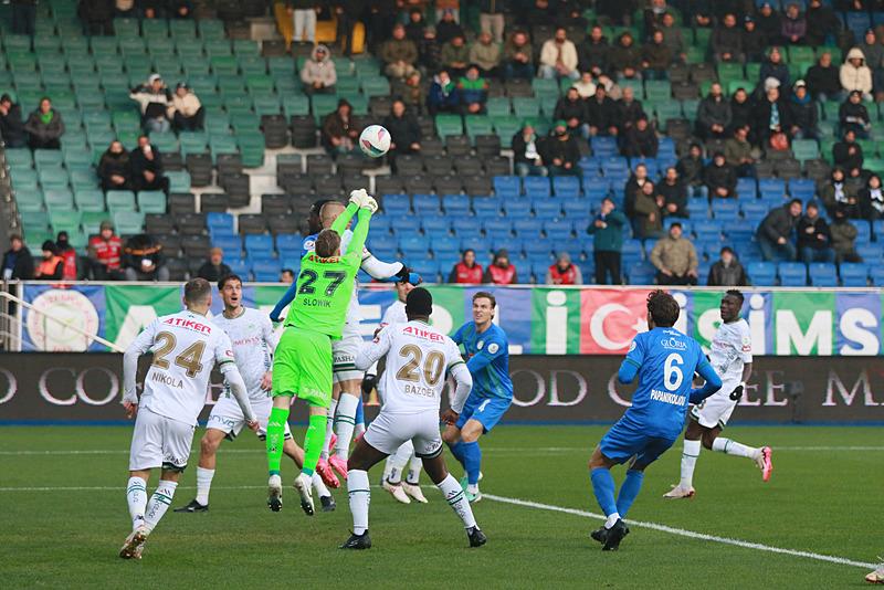 Rizespor - Konyaspor maçı. (AA)