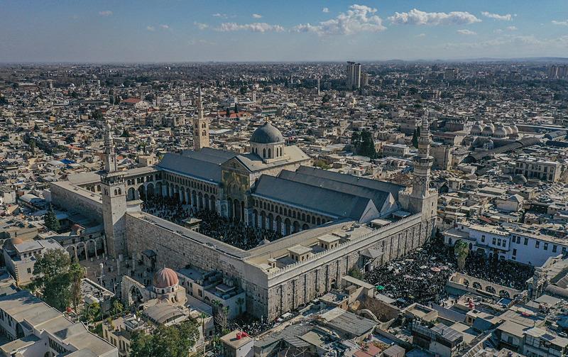 Esad zulmünden kurtulan Şam'daki Emevi Camii (AA)