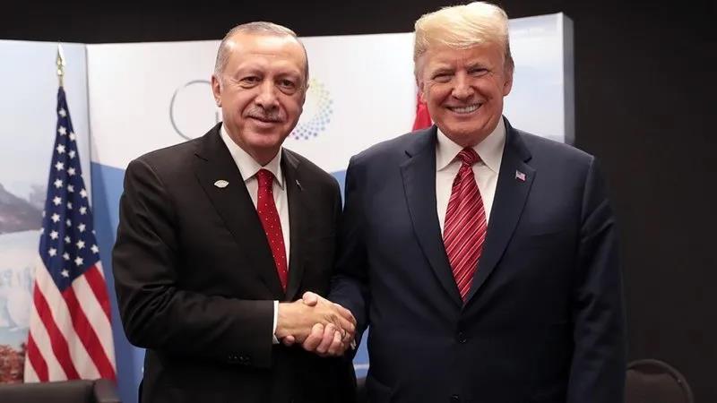 Başkan Erdoğan ve ABD'nin seçilmiş başkanı Trump (Takvim.com.tr)