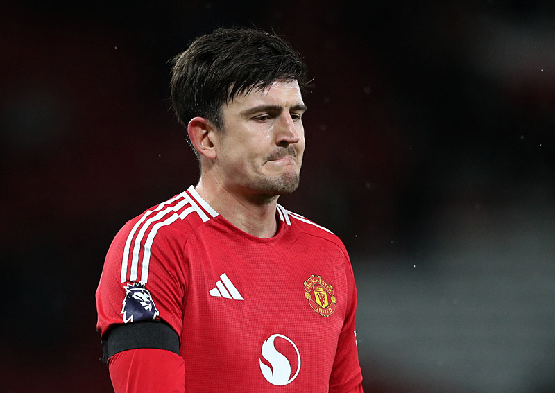 Harry Maguire'nin opsiyonsuz sözleşmesi sezon sonunda bitiyor (REUTERS)