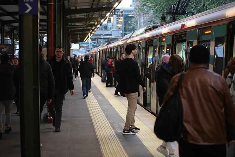 Marmaray 20 Aralık'ta 743 bin 596 kişiye verdiği hizmetle rekor kırdı (AA)