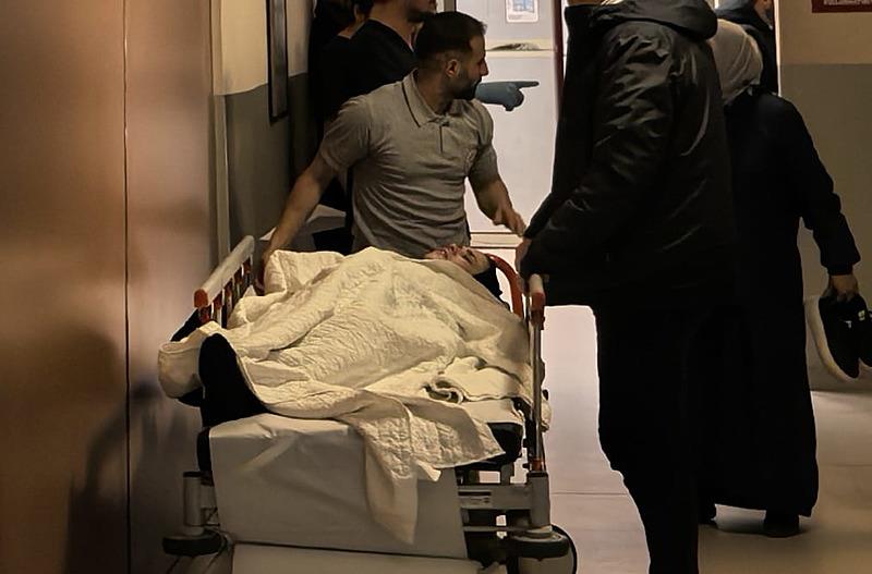 Karnına koyduğu sıcak su torbası patlayan kadın yaralandı. (DHA)