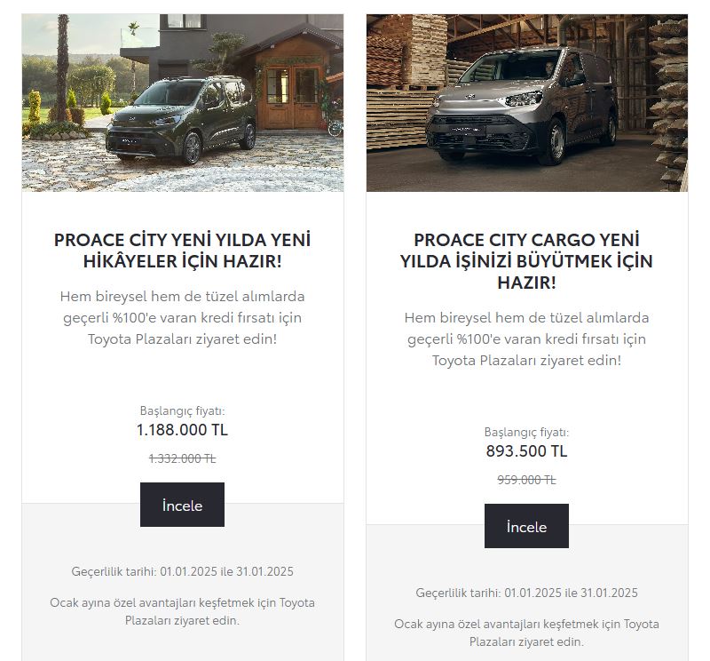 Proace City kampanyaları