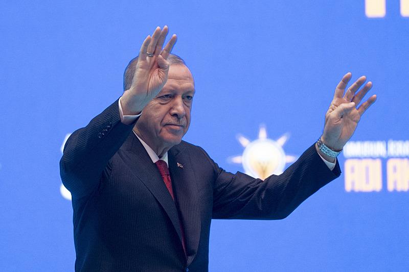 Başkan Erdoğan, Samsun'da AK Parti 8'inci İl Kongresi'ne katıldı (AA)