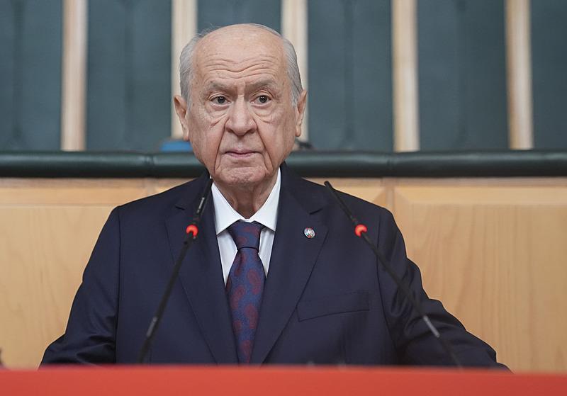 Bahçeli, partisinin TBMM Grup Toplantısı'na katılarak konuşma yaptı (Fotoğraf: AA)