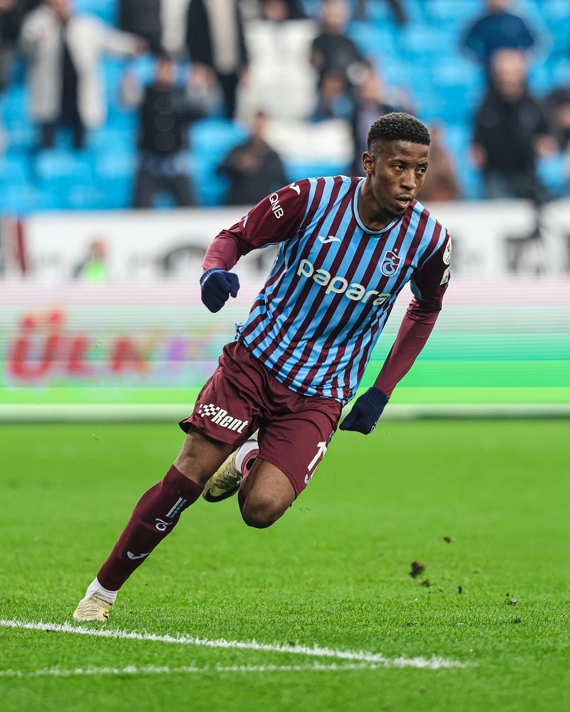 Simon Banza gol sayısın 12'ye yükseltti (Trabzonspor Resmi X Hesabı)