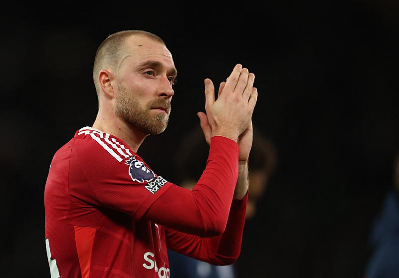 Christian Eriksen. (REUTERS)