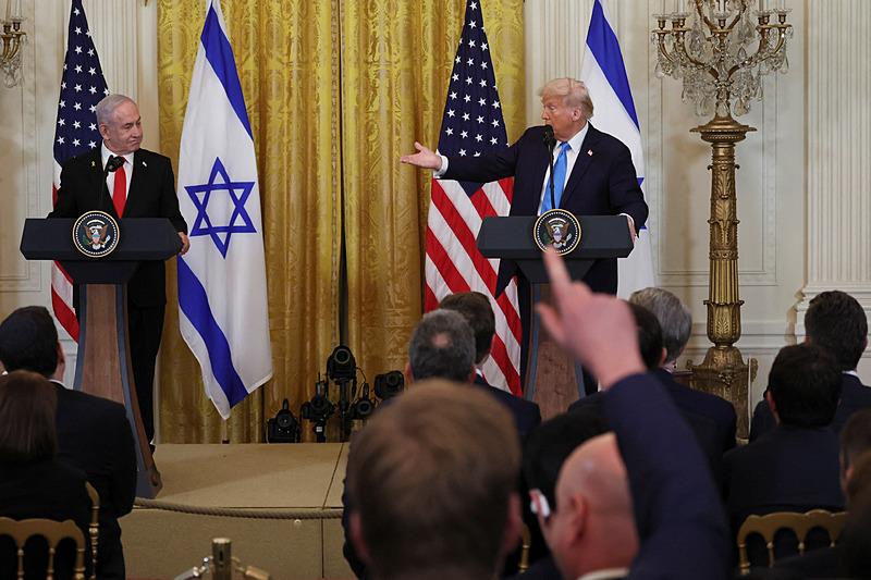 İsrail Başbakanı Binyamin Netanyahu ve ABD Başkanı Donald Trump, Reuters