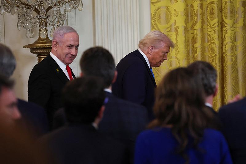 Katil Netanyahu Trump'ı ziyaret etti 